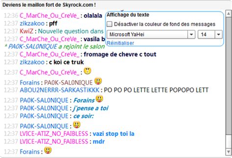 Trouver un autre tchat comme Skyrock